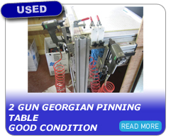 2 Gun Georgian Pinning Table - Good Condition