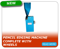 Pencil Edging Machine Complete with Wheels